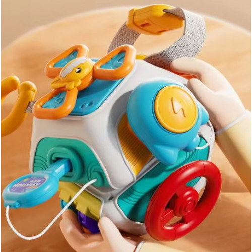 Детский развивающий куб Монтессори