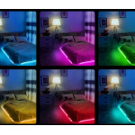 Світлодіодна стрічка 10м OK Led RGB 3535 з пультом та блютуз