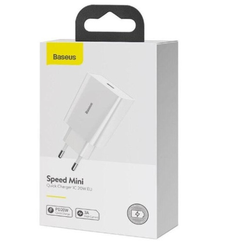 Зарядний пристрій Baseus Speed Mini Quick Charger 20W White