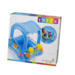 Коло надувне Intex  56581 зі спинкою, вініл з тентом, до 11кг, 81 * 66 см