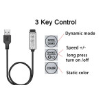 Світлодіодна стрічка 5 м  3 Key-5M,без пульта