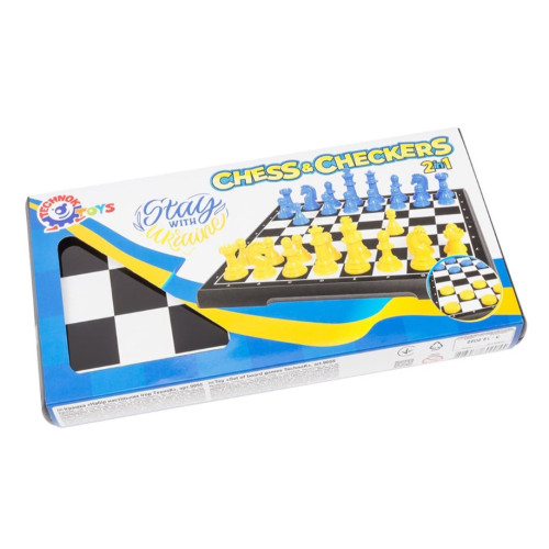 Настільна гра Technok Chess&Checkers 2 в 1 (укр.)