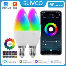 Розумна лампочка Tuya Smart Wifi E14 AC85-265V RGB+CW 5W 