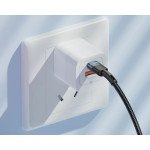 Кабель ESSAGER Type-C Type-C 60 W 1 м Black