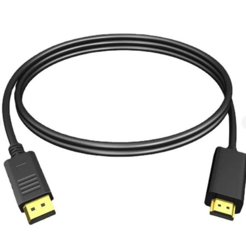 Кабель DisplayPort - HDMI 1.8м UPto4K чорний