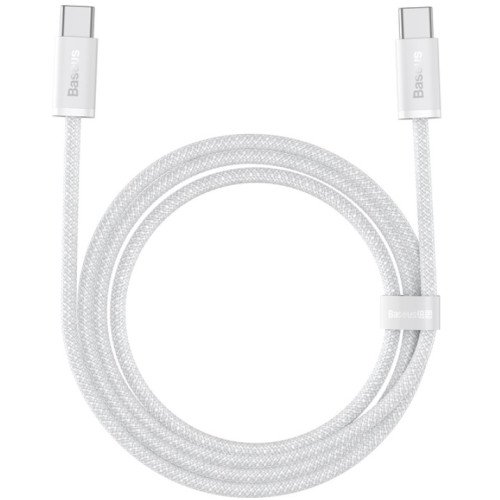 Кабель Type-C на Type-C Baseus 100W/1М.Білий.