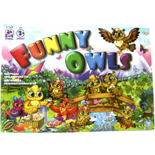 Настольная развлекательная игра Funny Owls