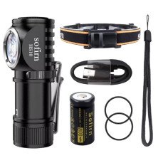 Налобний ліхтар Sofirn HS10 black LH351D 90CRI 1100 lm 5000K + акумулятор