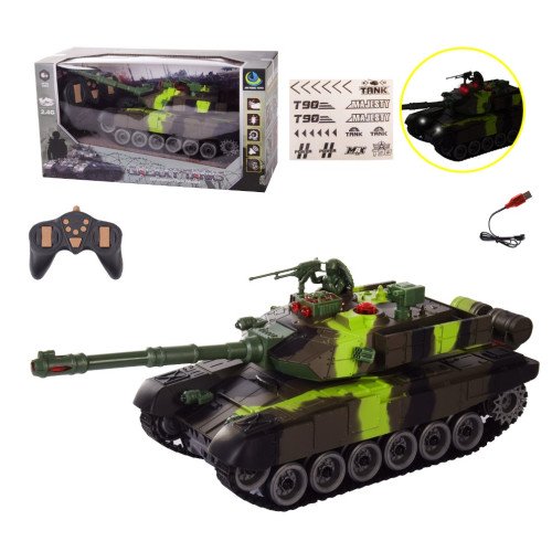 Танк на радиоуправлении Galaxy Tank Звуковые эффекты и свет