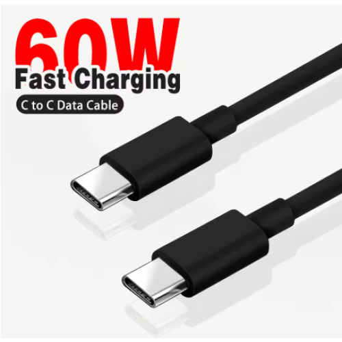Кабель 60W USB-C/Type-C to USB-C/Type-C Fast Charging Data Cable, Length: 2m - чорний