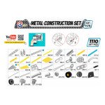 Игрушка Конструктор металлический самолет Мечта ТехноК 9178