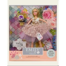 Лялька Emily з букетом та аксесуарами, в кор.33*28*6 см.
