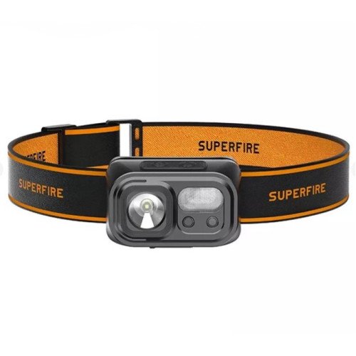 Налобний ліхтарик Superfire HL23 Mini 1600 mAh, IP44, 9 режимів світіння