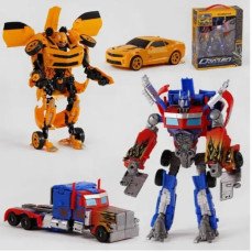 Трансформер 2 вида, Optimus Prime и Bamblebee, в коробке (25*9*31см)