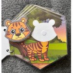 Игрушка-книжечка ручной работы «Найди мордашку»