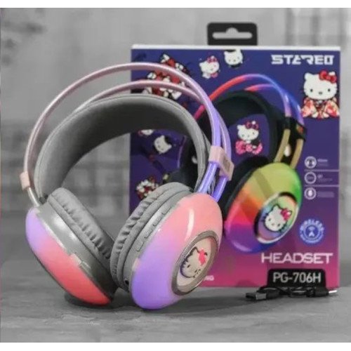 Дитячі LED навушникиHello Kitty PG-706H