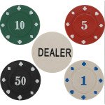 Набір для покеру в металевій коробці Professional Poker 80 фішок