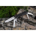 Багатофункціональний ніж Ruike Trekker LD31-B, (8.5 см) 12C27 / G10 чорний, 14 інстр.