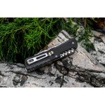Багатофункціональний ніж Ruike Trekker LD31-B, (8.5 см) 12C27 / G10 чорний, 14 інстр.