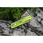Багатофункціональний ніж Ruike Trekker LD43, (8.5 см) 12C27 / G10 зелений, 15 інстр.