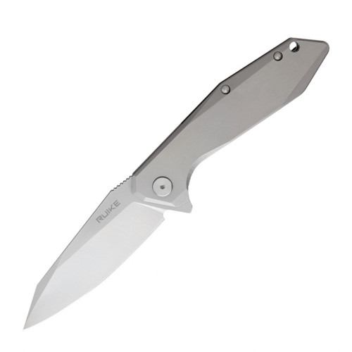 Ніж складаний туристичний Ruike P135-SF, (9.2 см) 14C28N / steel 420 сірий