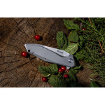 Ніж складаний туристичний Ruike P135-SF, (9.2 см) 14C28N / steel 420 сірий