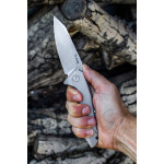 Ніж складаний туристичний Ruike P135-SF, (9.2 см) 14C28N / steel 420 сірий