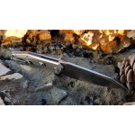 Ніж складаний туристичний Ruike P135-SF, (9.2 см) 14C28N / steel 420 сірий