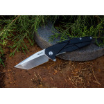 Ніж складаний туристичний Ruike P138-B, (9 см) 14C28N / G10 чорний