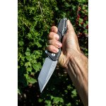 Ніж складаний туристичний Ruike P138-B, (9 см) 14C28N / G10 чорний
