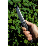 Ніж складаний туристичний Ruike Hussar P121-B, (9.2 см) 14C28N / G10 чорний