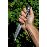 Ніж складаний туристичний Ruike Hussar P121-B, (9.2 см) 14C28N / G10 чорний