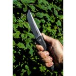 Ніж складаний туристичний Ruike Hussar P121-B, (9.2 см) 14C28N / G10 чорний