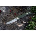 Ніж складаний туристичний Ruike Hussar P121-G, (9.2 см) 14C28N / G10 зелений
