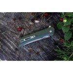 Ніж складаний туристичний Ruike Hussar P121-G, (9.2 см) 14C28N / G10 зелений