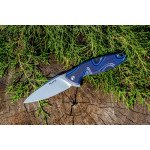 Ніж складаний туристичний Ruike Fang P105-Q, (9.2 см) 14C28N / G10 синій