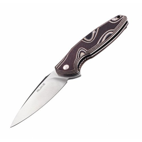 Ніж складаний туристичний Ruike Fang P105-K, (9.2 см) 14C28N / G10 сірий