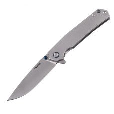 Ніж складаний туристичний Ruike P801-SF, (8.6 см) 14C28N / 3cr14n сірий