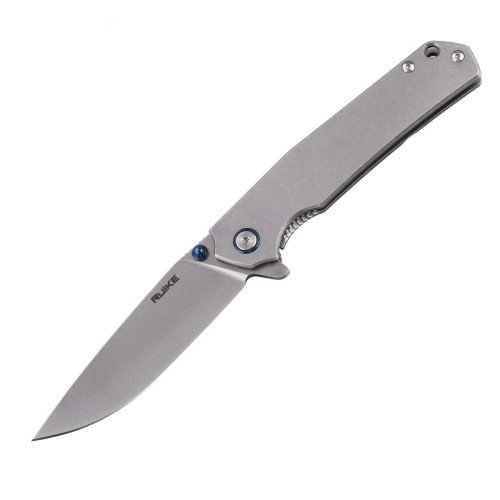 Ніж складаний туристичний Ruike P801-SF, (8.6 см) 14C28N / 3cr14n сірий