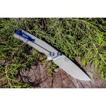 Ніж складаний туристичний Ruike P801-SF, (8.6 см) 14C28N / 3cr14n сірий