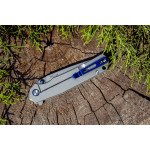 Ніж складаний туристичний Ruike P801-SF, (8.6 см) 14C28N / 3cr14n сірий
