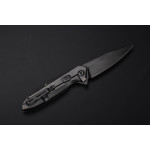 Ніж складаний туристичний Ruike P128-SB, (9.3 см) 14C28N / 3cr14n чорний