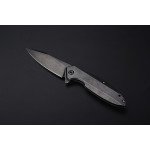 Ніж складаний туристичний Ruike P128-SB, (9.3 см) 14C28N / 3cr14n чорний