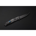 Ніж складаний туристичний Ruike P108-SB, (8.8 см) 14C28N / 3cr14n чорний