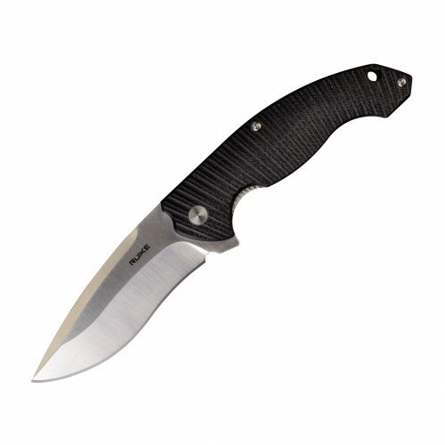 Ніж складаний туристичний Ruike Fang P852-B, (8.9 см) 14C28N / G10 чорний