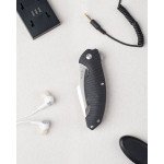 Ніж складаний туристичний Ruike P851-B, (8.9 см) 14C28N / G10 чорний