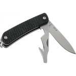 Багатофункціональний ніж Ruike Criterion S21, (5.3 см) 12C27 / G10 чорний, 5 інстр.