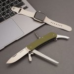 Багатофункціональний ніж Ruike Criterion L32, (8.5 см) 12C27 / G10 зелений, 13 інстр.