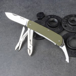 Багатофункціональний ніж Ruike Criterion L41, (8.5 см) 12C27 / G10 зелений, 22 інстр.