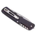 Багатофункціональний ніж Ruike Criterion L42, (8.5 см) 12C27 / G10 чорний, 19 інстр.